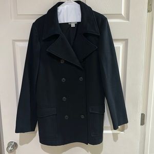 Old Navy black pea coat